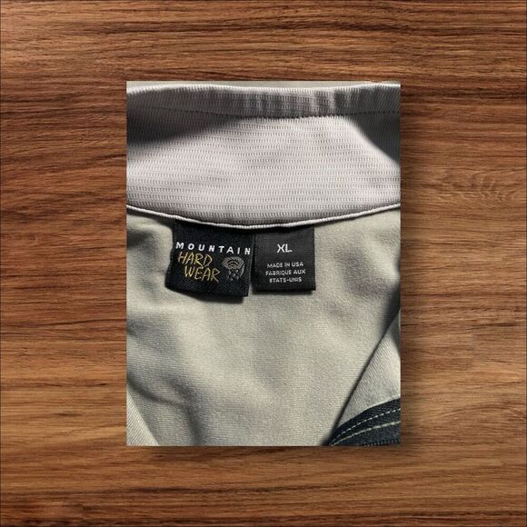 Mountain Hardwear Mens Gray Short Sleeve 1/4 Zip Cycling Athletic Jersey XL - Picture 2 of 16